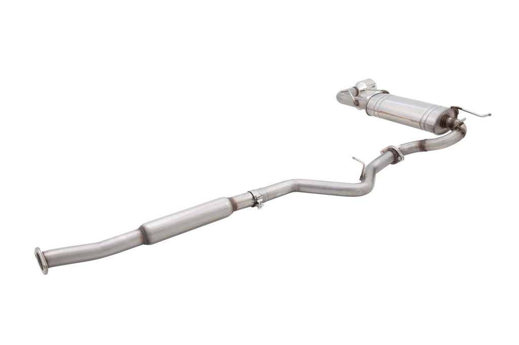 2.5" Cat-Back System, 409 Raw Stainless Steel - E4-SW18-CBS