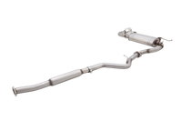 2.5" Cat-Back System, 409 Raw Stainless Steel - E4-SW18-CBS
