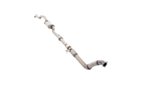 3" Diesel Turbo-Back System with High-Flow Catalytic Converter, 409 Raw Stainless Steel - E4-THTD05WC-TBS