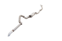 3" Turbo-Back System, 409 Raw Stainless Steel (for track and off road use only) - E4-TL100-TBS