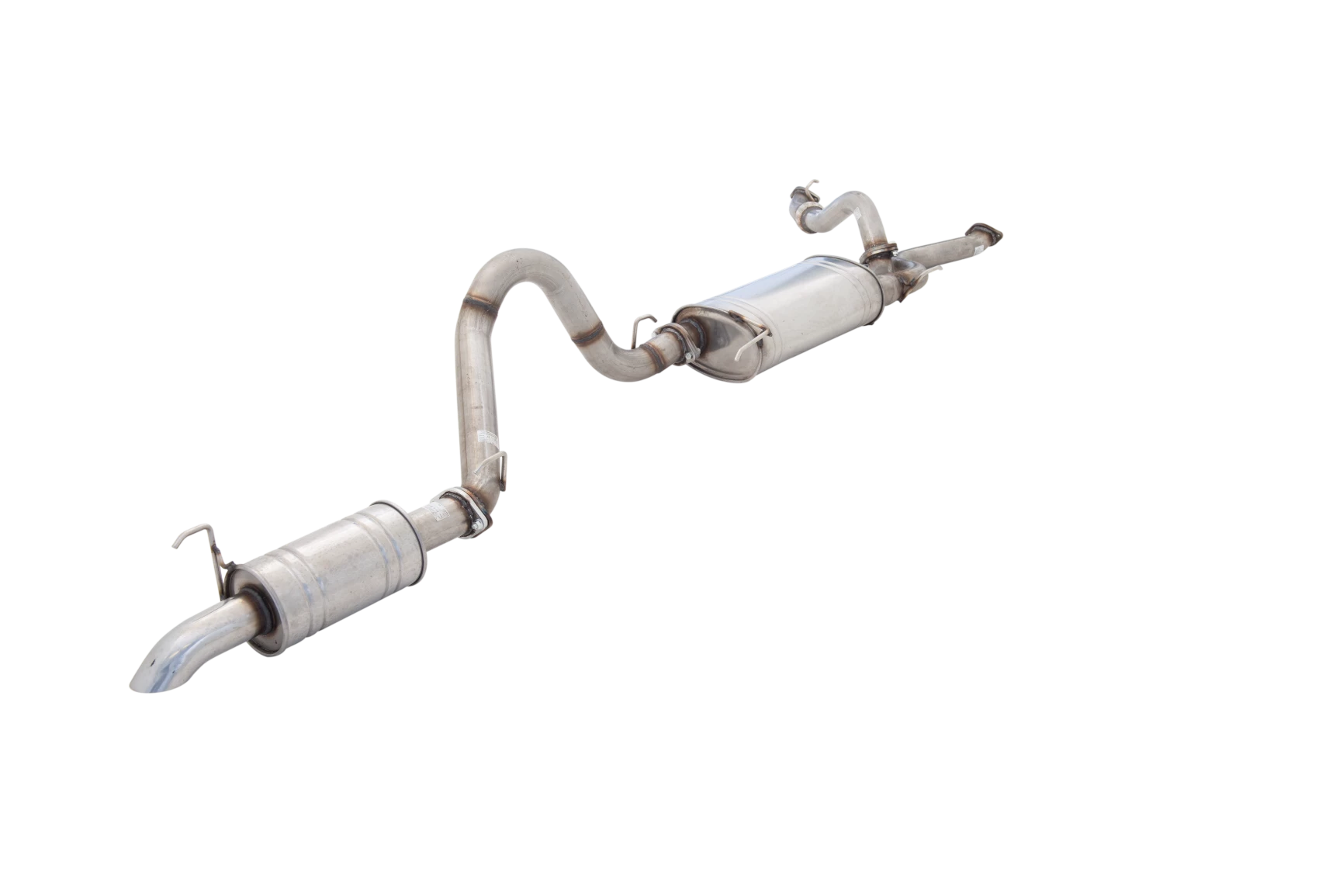 3" Cat-Back System, 409 Raw Stainless Steel - E4-TL108-CBS