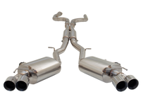 3" Twin Cat-Back System with Varex Mufflers, 304 Stainless Steel - ES-CC16-VMK-CBS