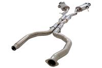 3" Twin Cat-Back System with Varex Mufflers, 304 Stainless Steel - ES-CC16-VMK-CBS