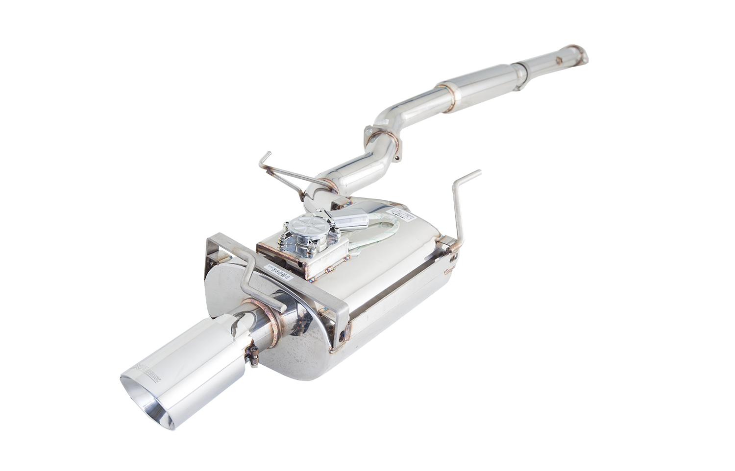3" Cat-Back System with Varex Muffler, 304 Stainless Steel - ES-EV8-VMK-CBS