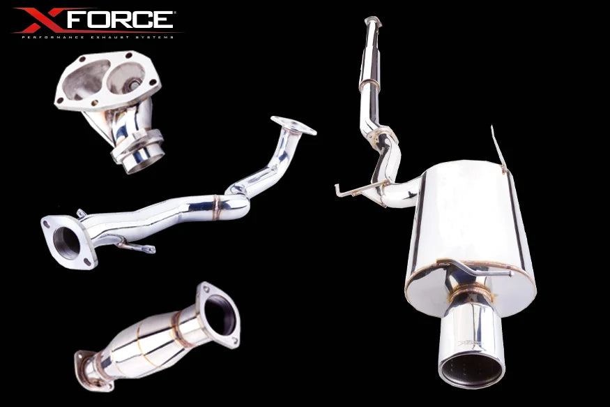 3" Turbo-Back System, 304 Stainless Steel (for track and off road use only) - ES-EV8-01-TBS