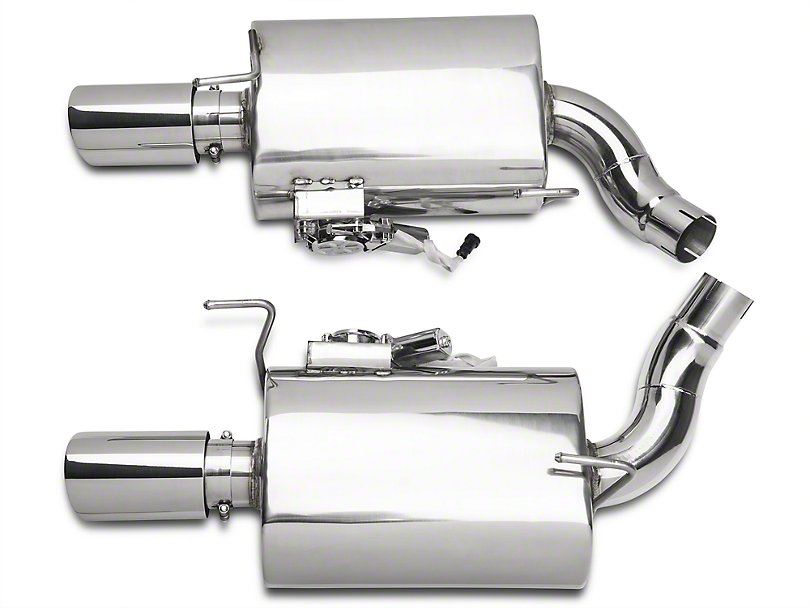 3" Axle-Back with Dual Varex Mufflers, 304 Stainless Steel - ES-FM10-VMK-ABS