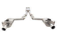 3" Cat-Back System with Oval Varex Mufflers, 304 Stainless Steel - ES-FM15-02-VMK-CBS