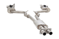 3" Cat-Back System with Oval Varex Mufflers, 304 Stainless Steel - ES-FM15-02-VMK-CBS