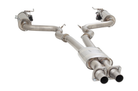 3" Cat-Back System with Round Varex Mufflers, 304 Stainless Steel - ES-FM15VMK-CBS