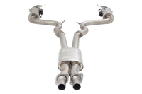 3" Cat-Back System with Round Varex Mufflers, 304 Stainless Steel - ES-FM15VMK-CBS
