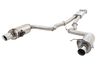 3" Cat-Back System with Round Varex Mufflers, 304 Stainless Steel - ES-FM15VMK-CBS