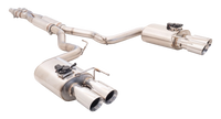 2.5" Cat-Back System with Oval Varex Mufflers, 304 Stainless Steel - ES-FM19VMK-CBS