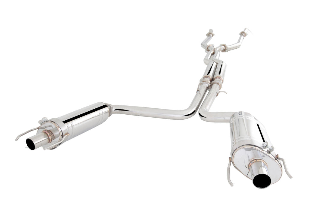 2.5" Cat-Back System with Mufflers, 304 Stainless Steel - ES-LISF-CBS