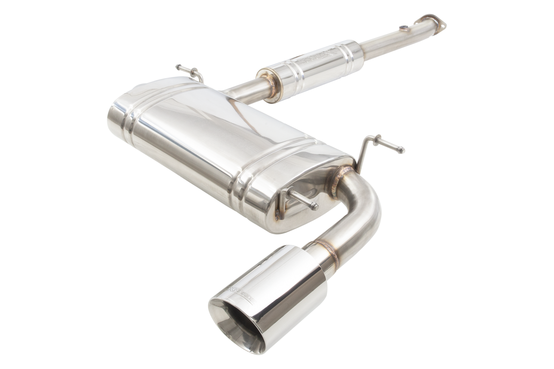 2.52" Cat-Back System, 304 Stainless Steel - ES-MX5-01-CBS