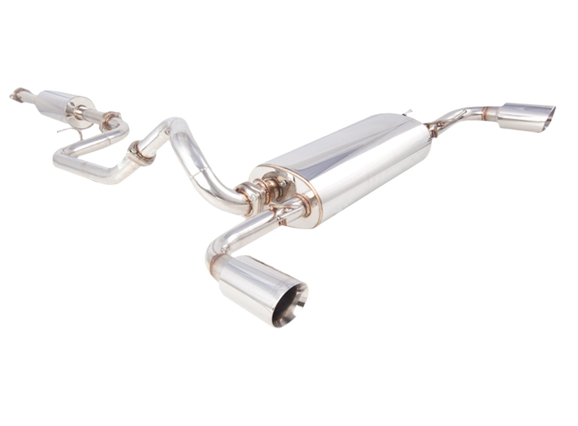 2.5" Cat-Back System, 304 Stainless Steel - ES-MZ3-25-CBS