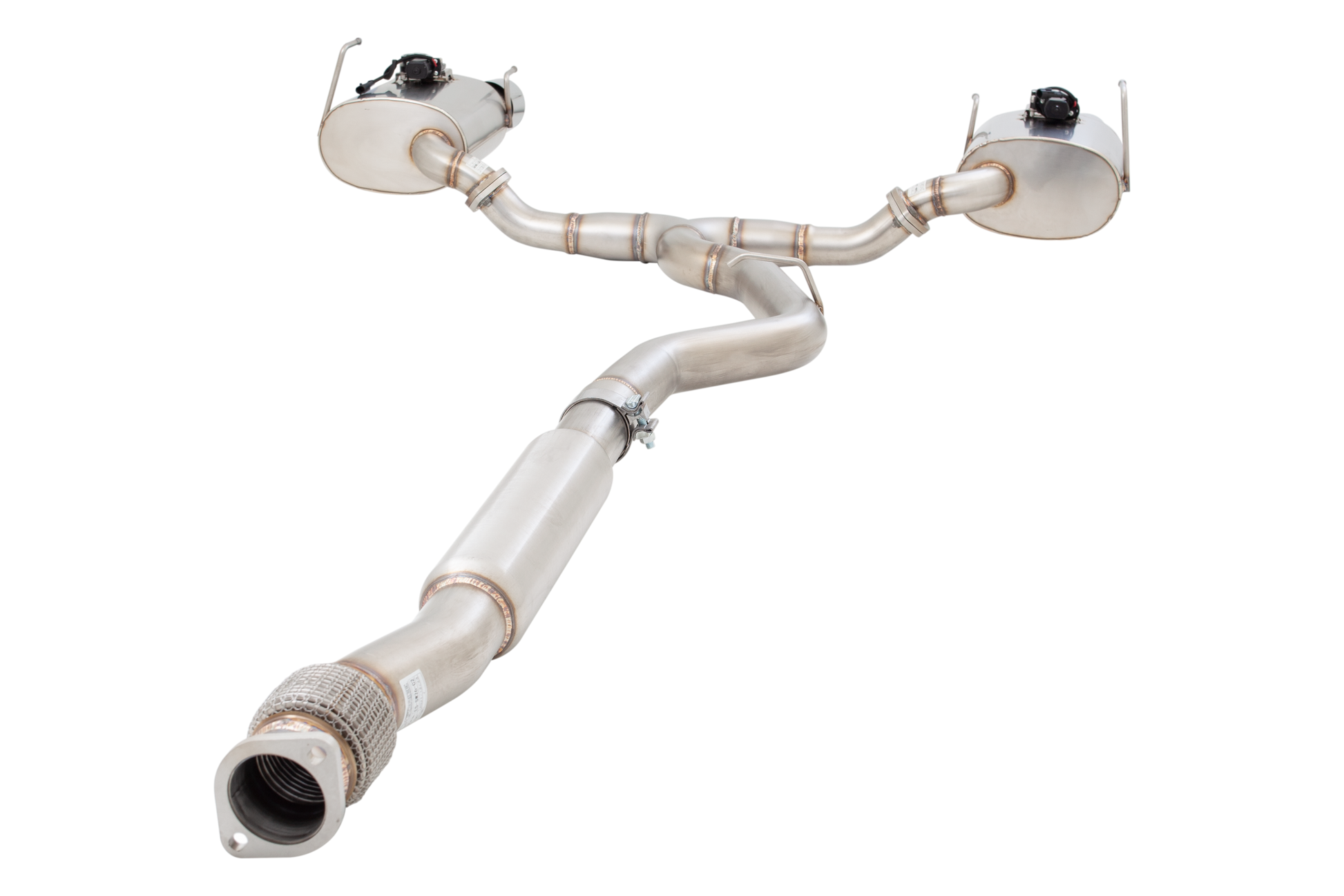 3" Cat-Back System with Varex Mufflers, 304 Stainless Steel - ES-SW20-VMK-CBS