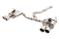 3" Cat-Back System with Varex Mufflers (VALVED SYSTEM), 304 Stainless Steel - ES-SW26-VMK-CBS