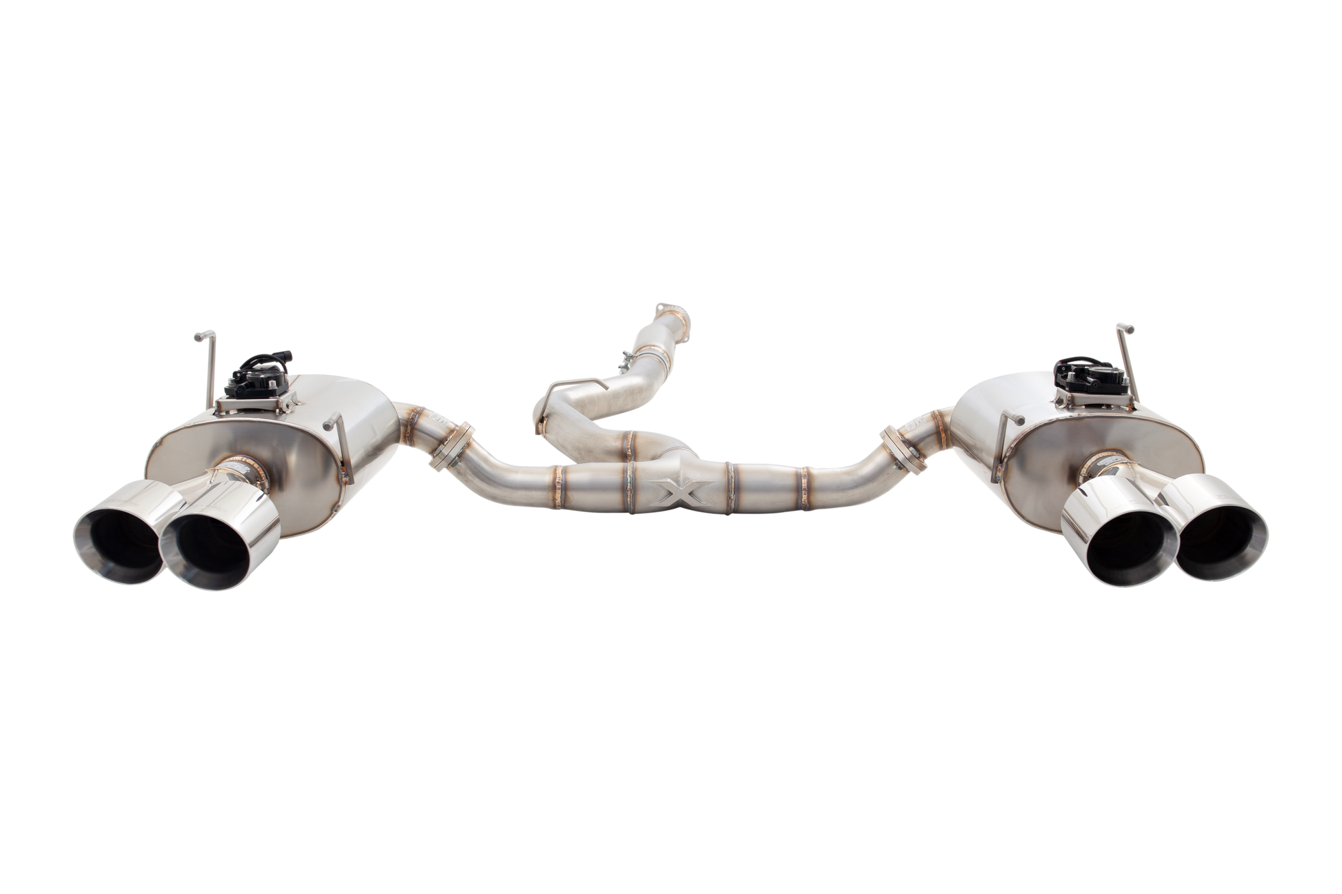 3" Cat-Back System with Varex Mufflers (VALVED SYSTEM), 304 Stainless Steel - ES-SW26-VMK-CBS