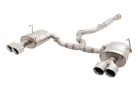 3" Cat-Back System with Oval Mufflers (STREET SYSTEM), 304 Stainless Steel - ES-SW26LT-CBS