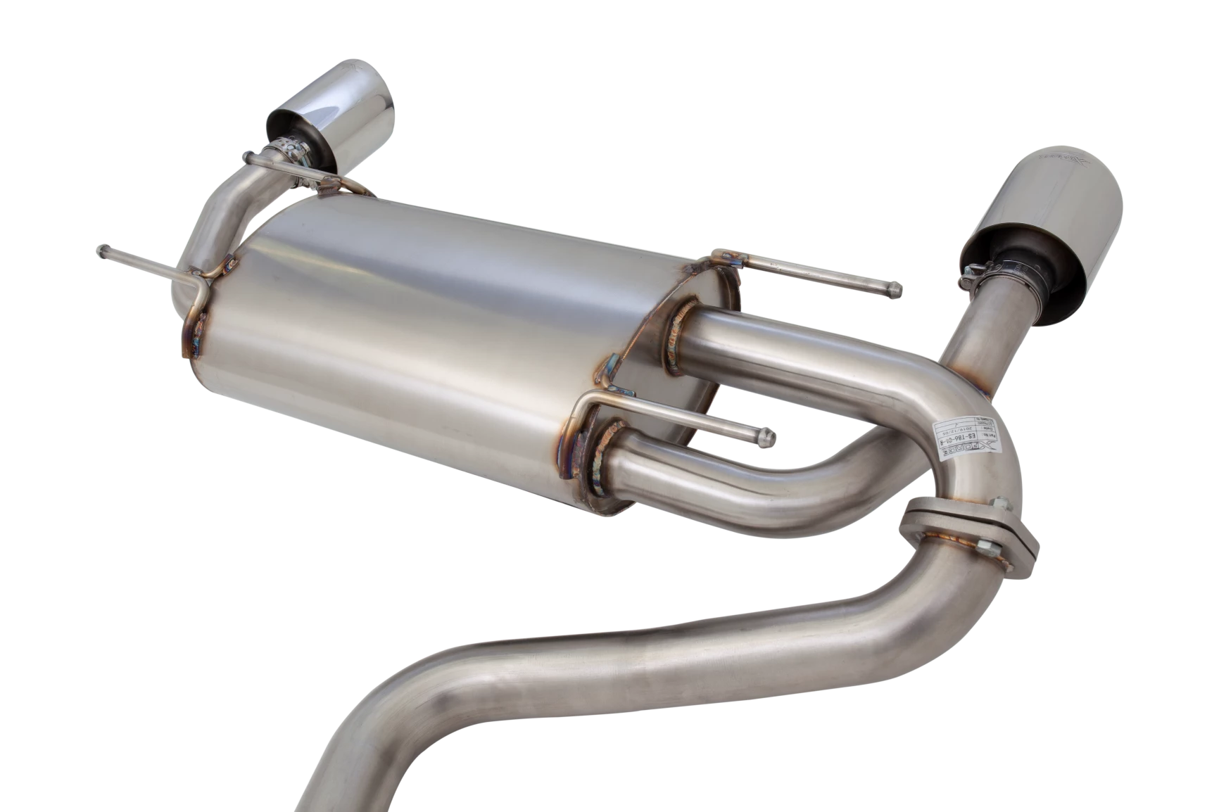2.5" Cat-Back System, 304 Stainless Steel - ES-T86-01-CBS