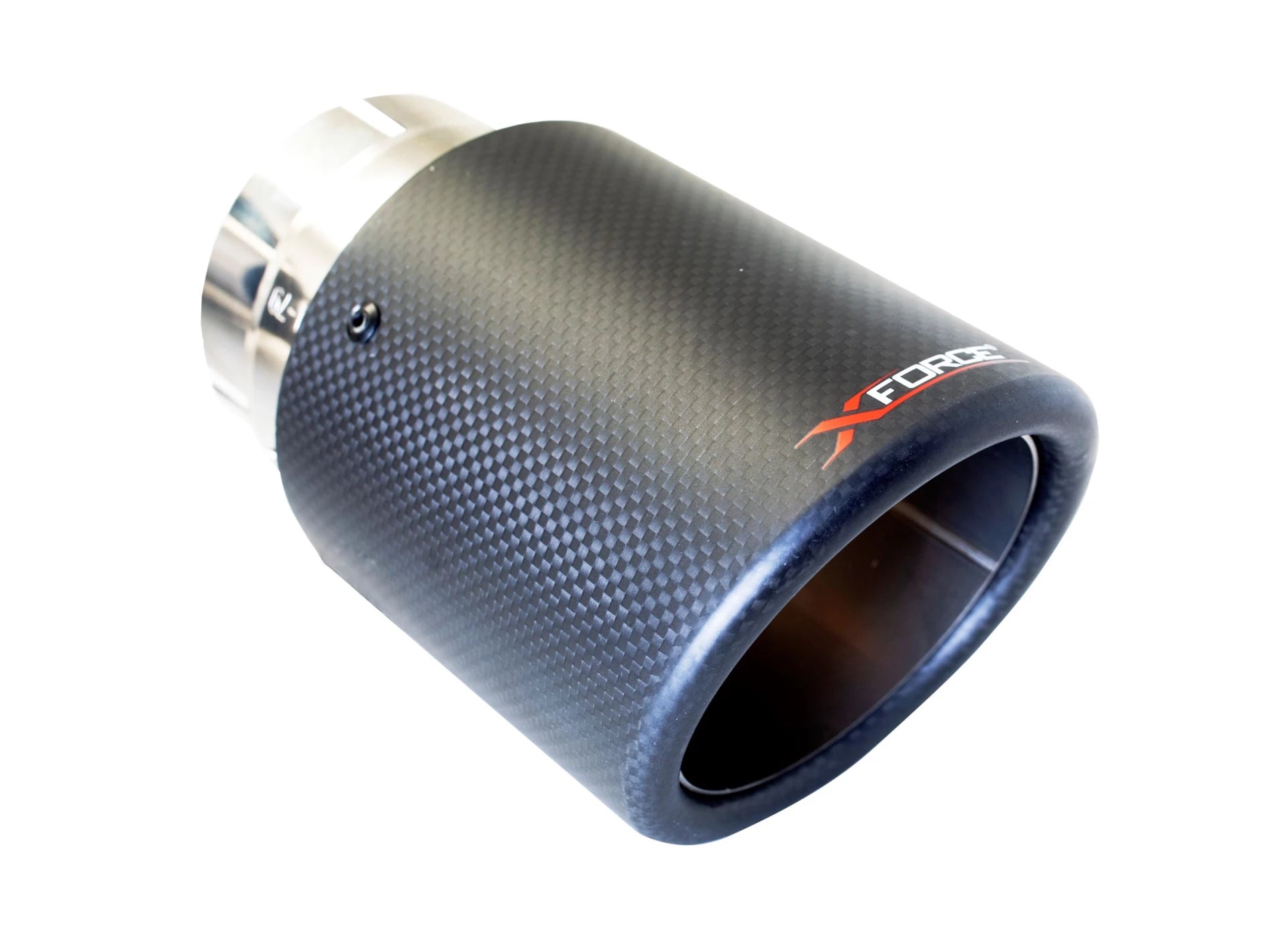 4" Carbon Fiber Tips (for Xforce system only, will NOT fit OEM) - ES-VW07-CFTIPS