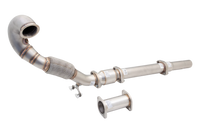 3" Downpipe with High-Flow Catalytic Converter, 304 Stainless Steel (for track and off road use only) - ES-VW08-KITB