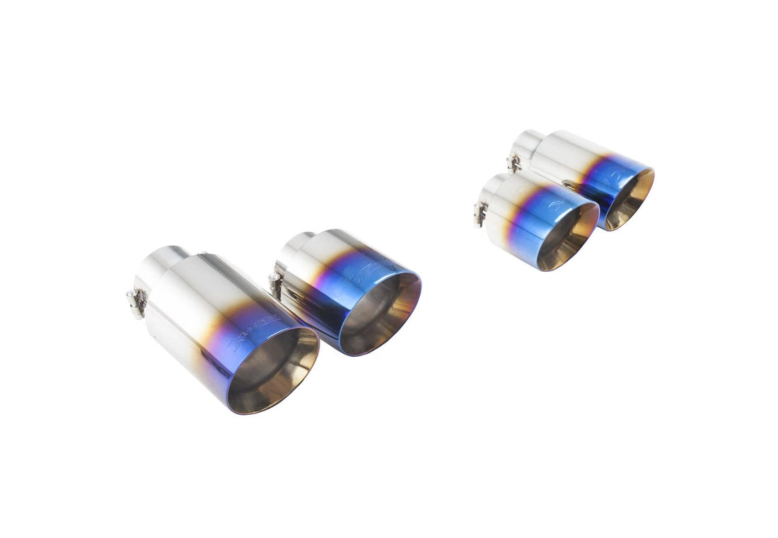 4" Blue Quad Tips - ES-VW09-BLUETIPS