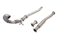 3" Downpipe with High-Flow Catalytic Converter, 304 Stainless Steel (for track and off road use only) - ES-VW09-KITB