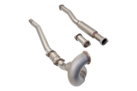 3" Downpipe with High-Flow Catalytic Converter, 304 Stainless Steel (for track and off road use only) - ES-VW09-KITB