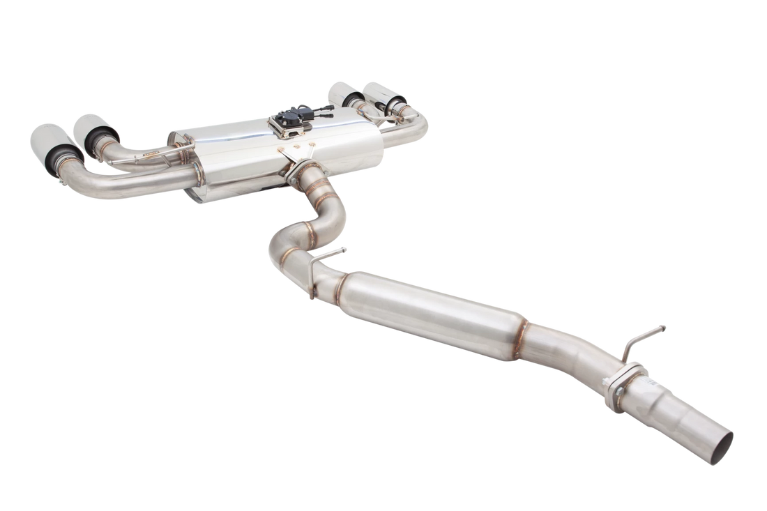 3" Cat-Back System with Varex Muffler and Smartbox , 304 Stainless Steel - ES-VW09-VMKSB-CBS