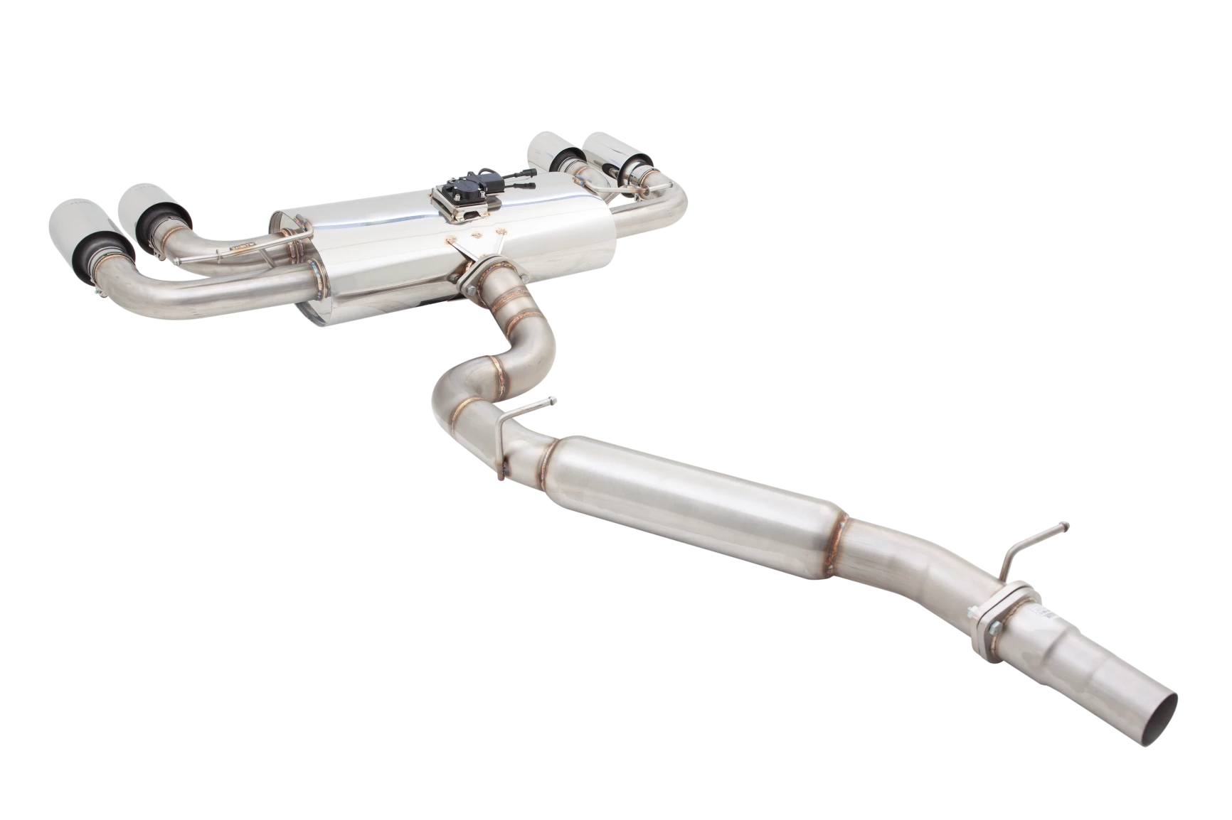3" Cat-Back System with Varex Muffler and Smartbox , 304 Stainless Steel - ES-VW11-VMKSB-CBS