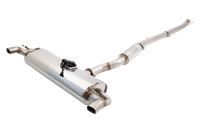 3" Cat-Back System with Varex Muffler, 304 Polished Stainless Steel - ESA45VKCS