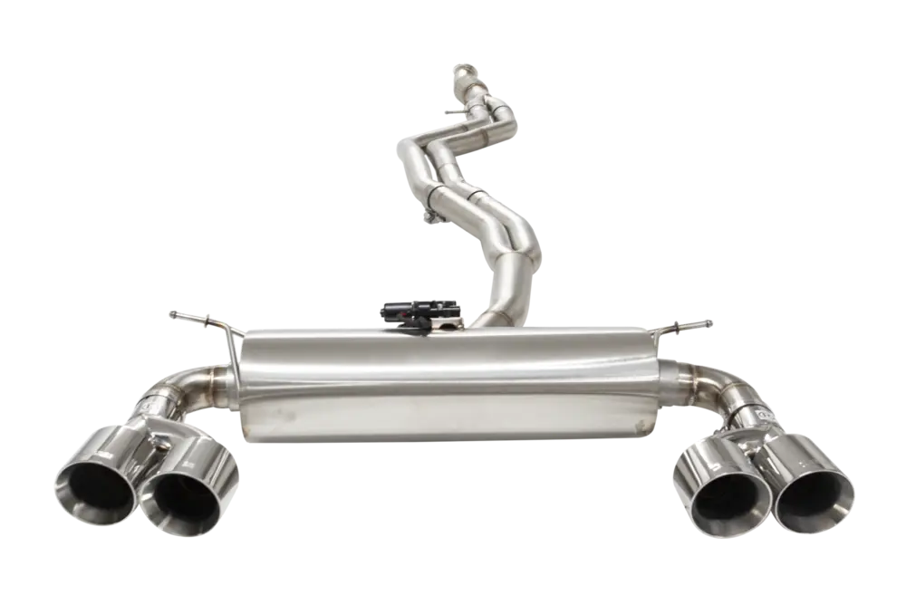Dual 2.5"-3" Cat-Back System Varex Muffler, 304 Stainless Steel - ESBM2FVKCS