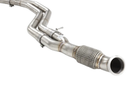 Dual 2.5"-3" Cat-Back System Varex Muffler, 304 Stainless Steel - ESBM2FVKCS