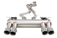 2.5" Twin Cat-Back System Varex Muffler, 304 Stainless Steel - ESBMF80VKCS