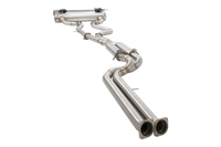 2.5" Twin Cat-Back System Varex Muffler, 304 Stainless Steel - ESBMF80VKCS