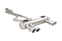 2.5" Twin Cat-Back System Varex Muffler, 304 Stainless Steel - ESBMF80VKCS