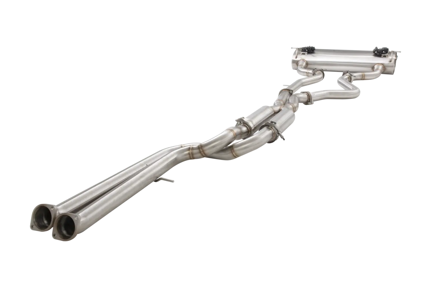 2.5" Twin Cat-Back System Varex Muffler, 304 Stainless Steel - ESBMF80VKCS