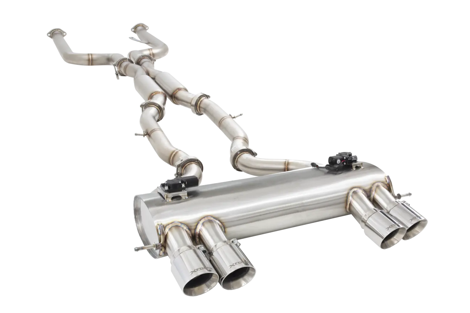 3" Twin Cat-Back System Varex Muffler, 304 Stainless Steel - ESBMG80VKCS