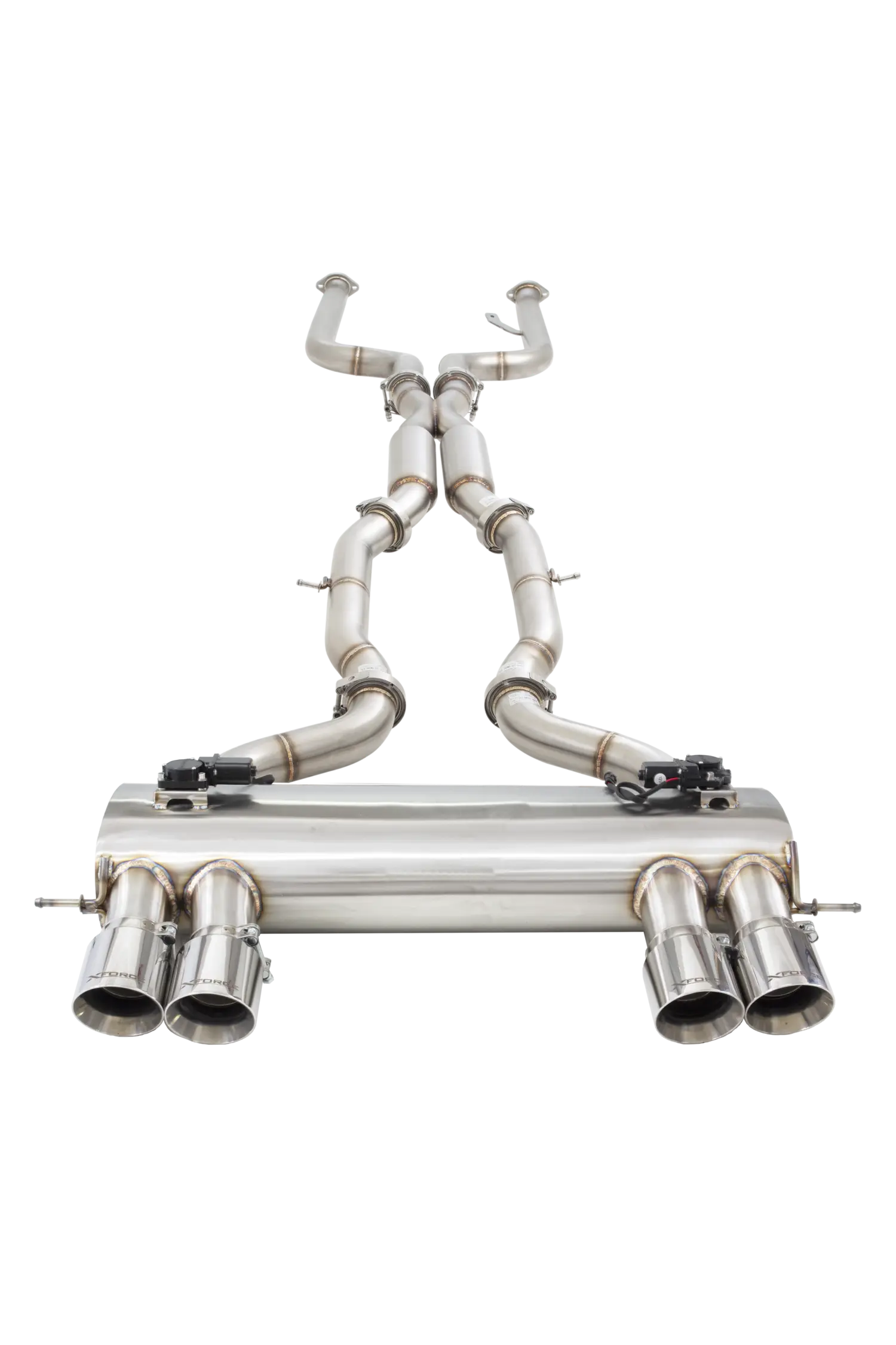3" Twin Cat-Back System Varex Muffler, 304 Stainless Steel - ESBMG80VKCS