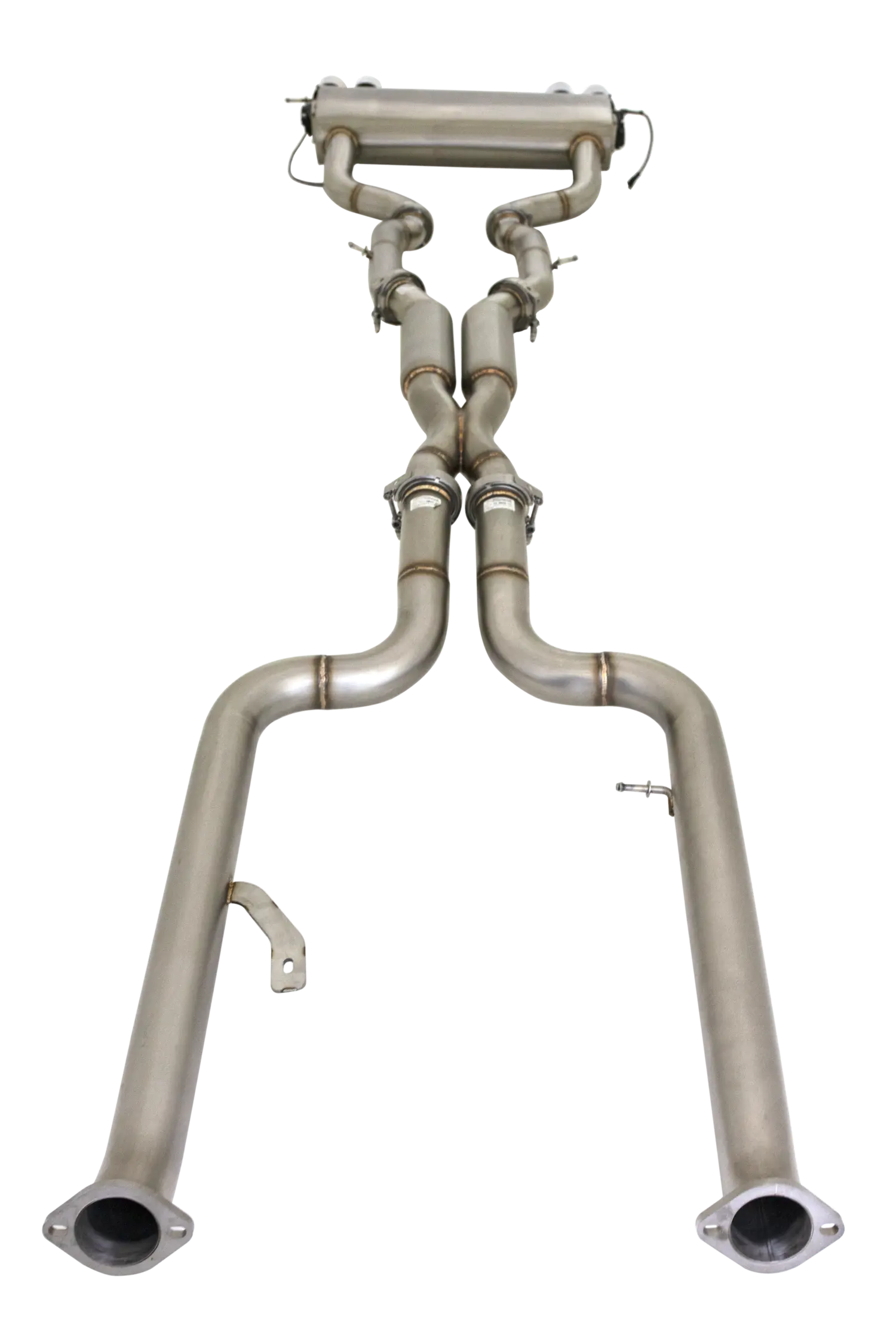 3" Twin Cat-Back System Varex Muffler, 304 Stainless Steel - ESBMG80VKCS