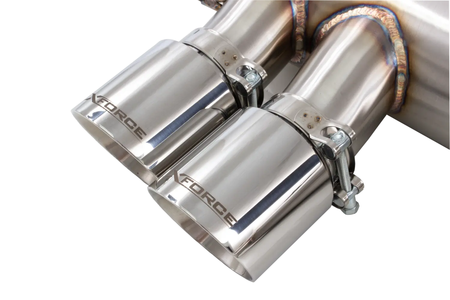 3" Twin Cat-Back System Varex Muffler, 304 Stainless Steel - ESBMG80VKCS