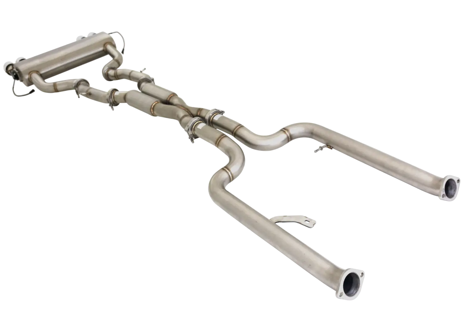 3" Twin Cat-Back System Varex Muffler, 304 Stainless Steel - ESBMG80VKCS