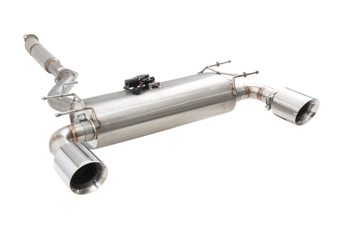 3" Cat-Back System with Varex Muffler, 304 Stainless Steel - ESBRZ2VKCS