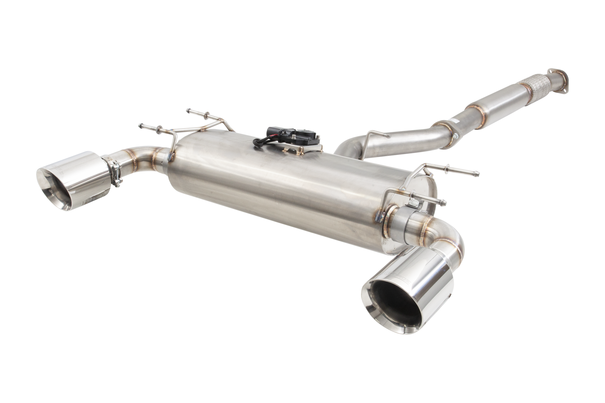 2.5" Cat-Back System with Varex Muffler, 304 Stainless Steel - ESBRZ1VKCS