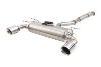 2.5" Cat-Back System with Varex Muffler, 304 Stainless Steel - ESBRZ1VKCS