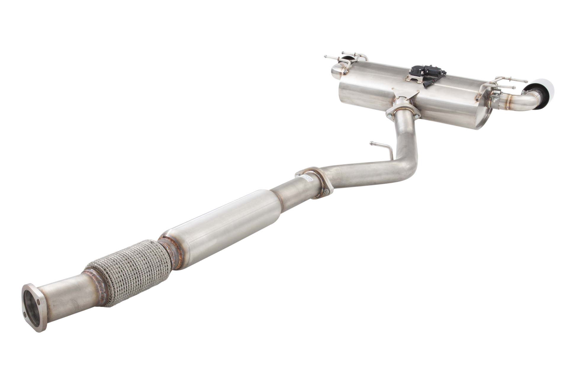 2.5" Cat-Back System with Varex Muffler, 304 Stainless Steel - ESBRZ1VKCS