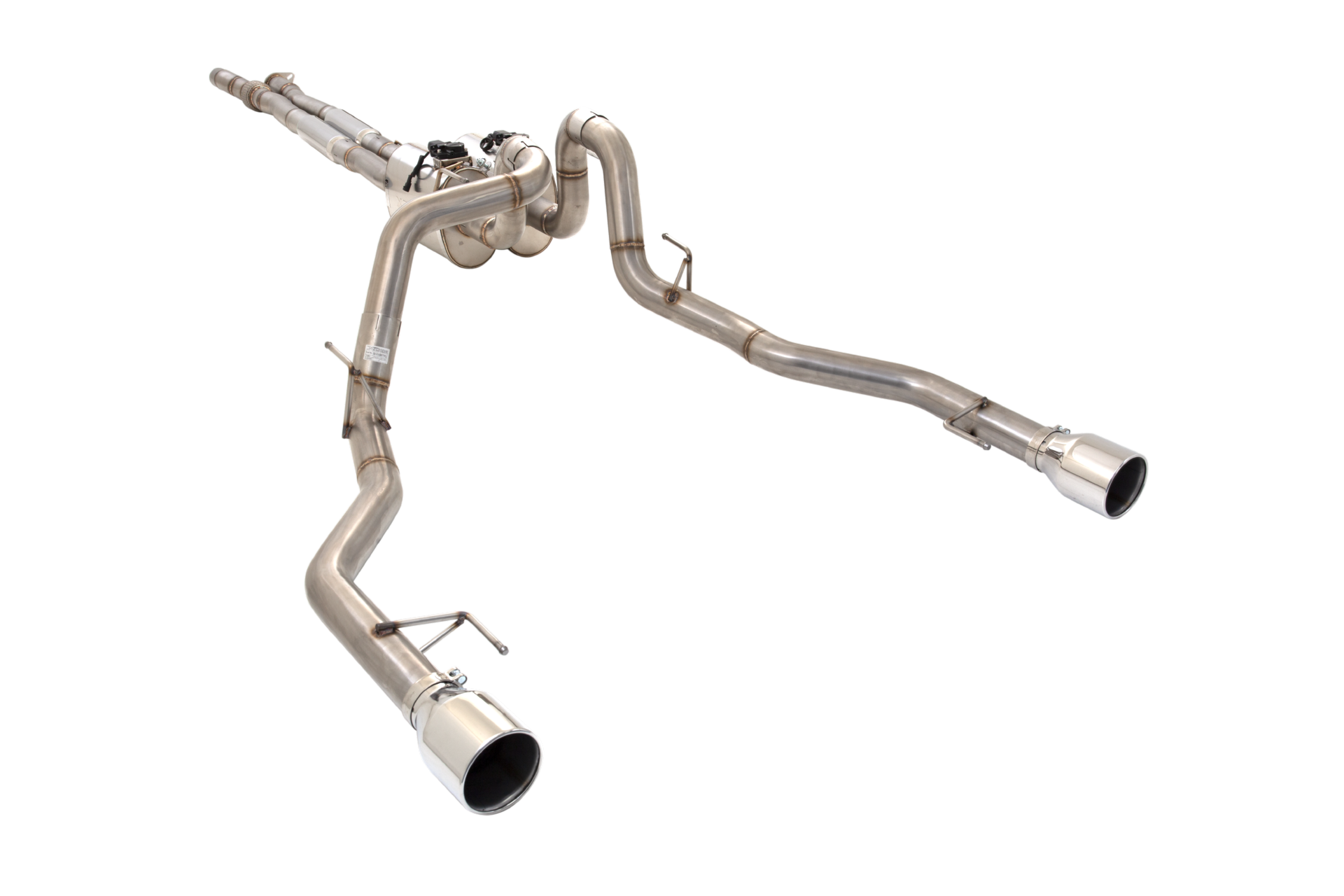 3" Varex Valved Cat-Back Exhaust System, 304 Stainless Steel - ESF150R17VKCS