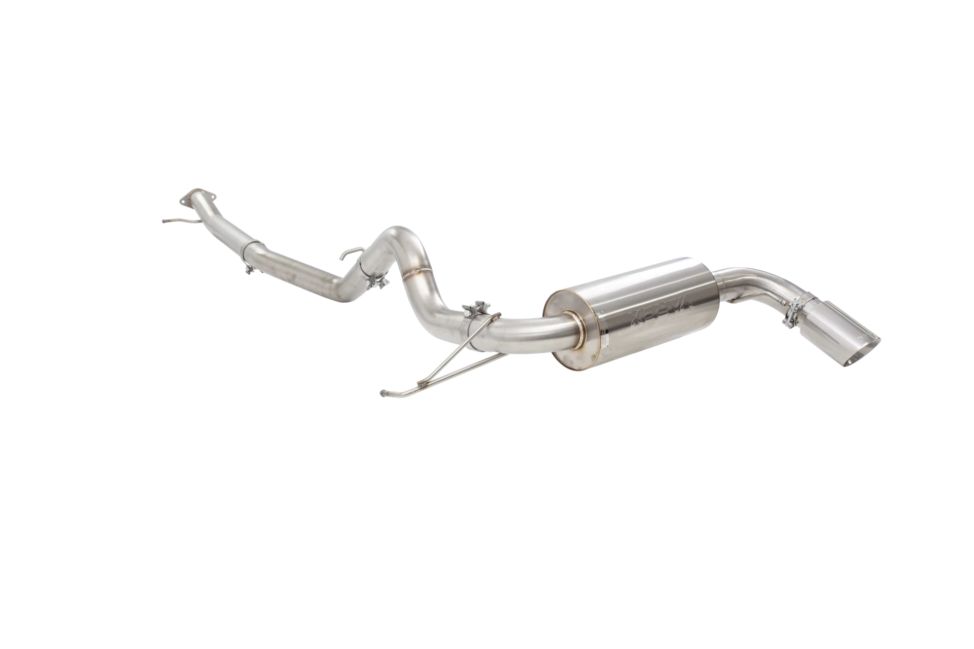 3" Cat-Back System with Varex Muffler, 304 Stainless Steel - ESFB21VKCS
