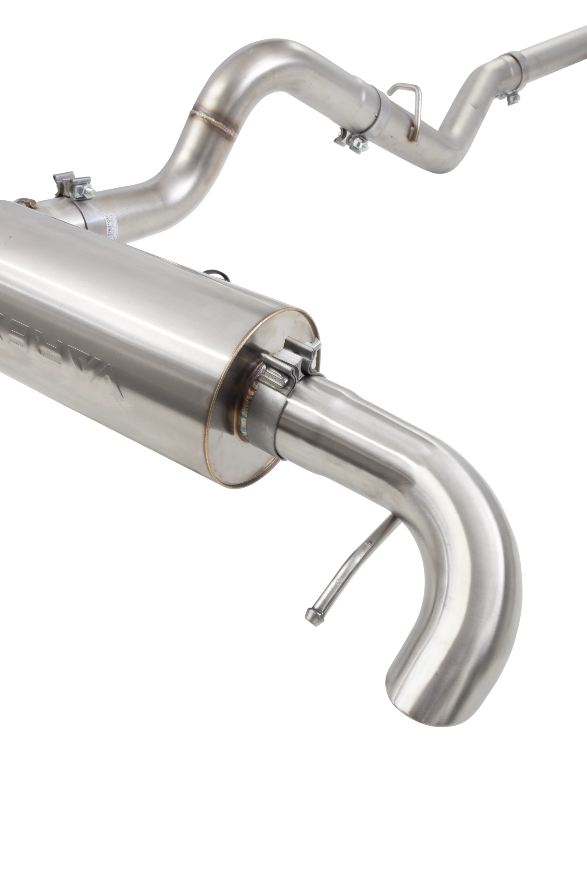 3" Cat-Back System with Varex Muffler, 304 Stainless Steel - ESFB21VKCS
